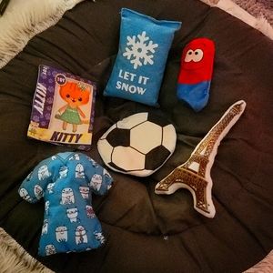 Bunch of cat toys